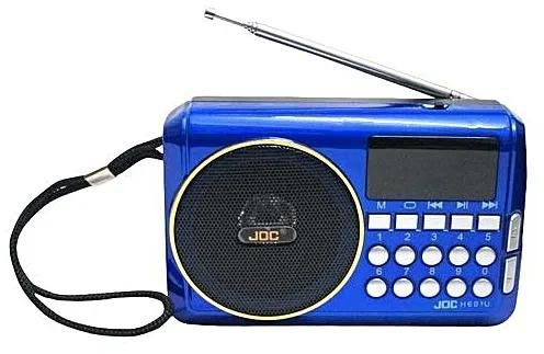 Rechargable Digital Selects Music Player/Fm Radio with usb and memory slot - Blue blue