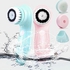 Beauty 3In1 USB Rechargeable Electric Rotating Skin Care Cleansing Brush Facial Cleaner