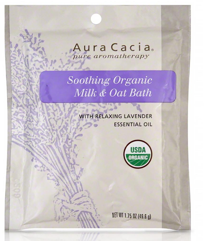 SOOTHING ORGANIC MILK & OAT BATH (With Relaxing Lavender Essential Oil) (1.75oz) 49.6g