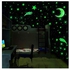 100pcs 3D Star Glow In The Dark Luminous Ceiling Wall Stickers Kids Baby Bedroom - 2724626835355