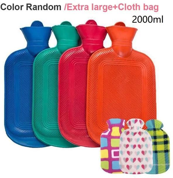 2L Hot Water Bottle Thick  Rubber Warm Set hot Water Bag Kitchen & Dining room appliances