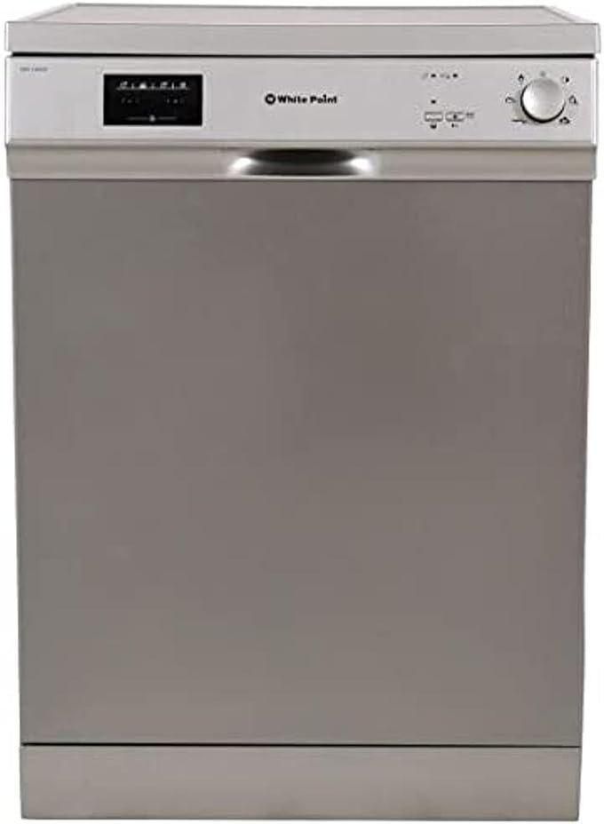 White Point Freestanding Dishwasher, 13 Persons, 6 Programs, Silver- WPD 136 HDS - Dishwashers - Large Home Appliances