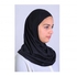 Cotton Hijab Scarf - Black