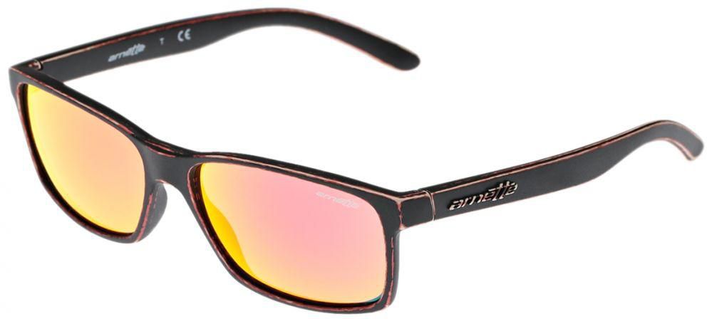 Arnette Rectangular Black Men's Sunglasses - AN4185-23616Q-59-58-16-148