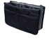 Organizing Pouch with Two Zippers - Black