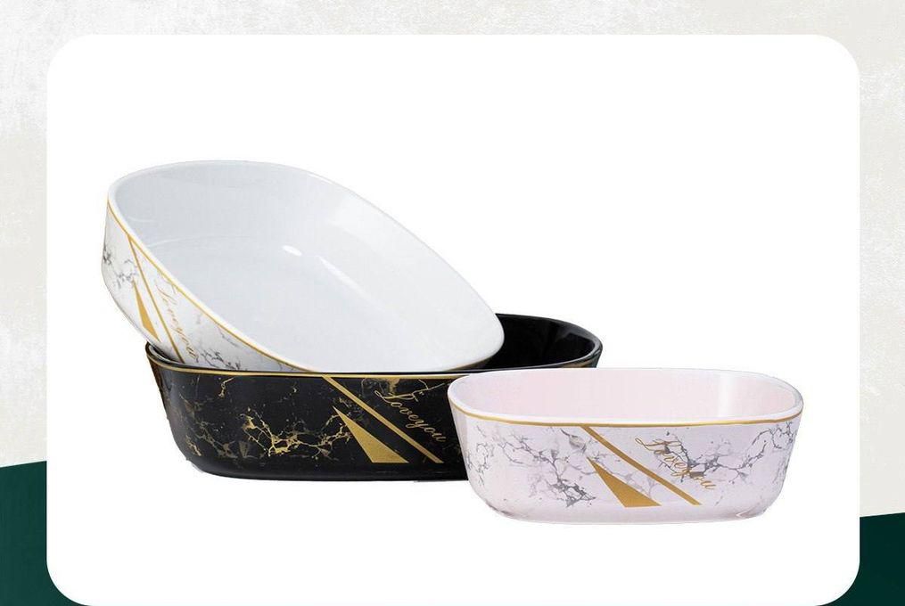 Lotus Porcelain Casserole Set Of 3 Different Sizes, Used In The Microwave And Dishwasher, High-quality Material