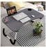 Portable Folding Laptop Table With iPad And Cup Holder Black