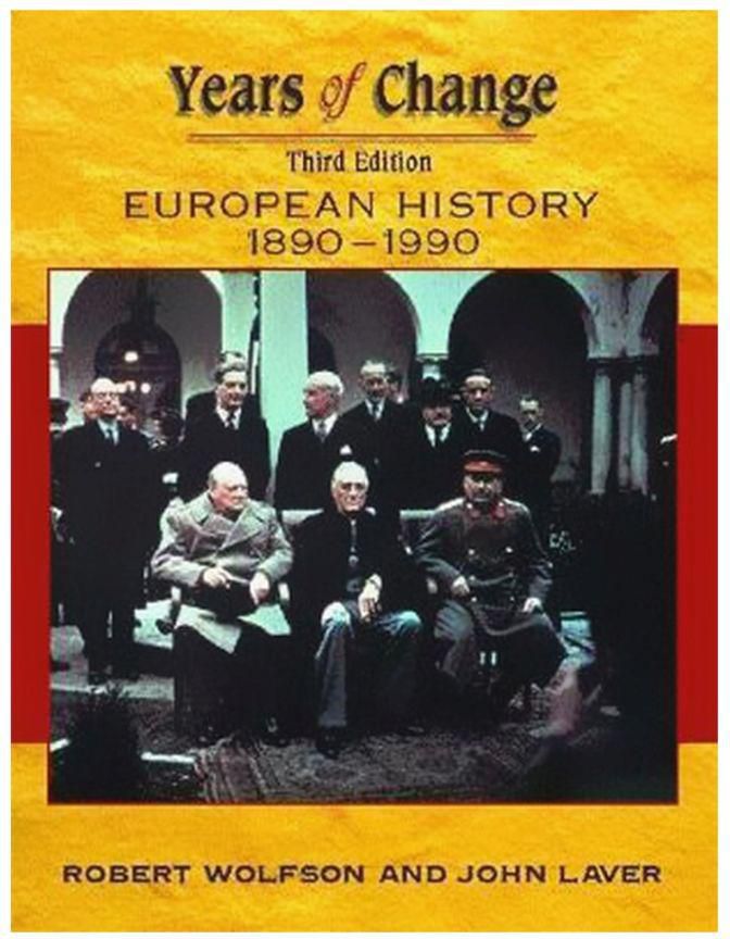 Years Of Change: Europe 1890-1990 Third Edition Paperback