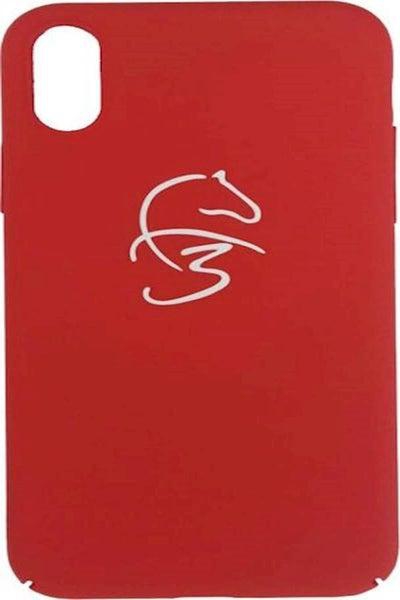 Protective Case Cover For Apple iPhone X Red/White