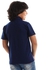 Kady Boys Self Strips Polo Shirt - Navy Blue