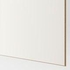 MEHAMN 4 panels for sliding door frame, white stained oak effect/white, 75x236 cm - IKEA