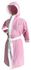 Kids Hooded Bath Robe For 12 Years Light Pink/White S
