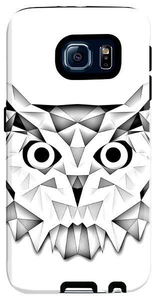 Stylizedd Samsung Galaxy S6 Premium Dual Layer Tough Case Cover Matte Finish - Poly Owl