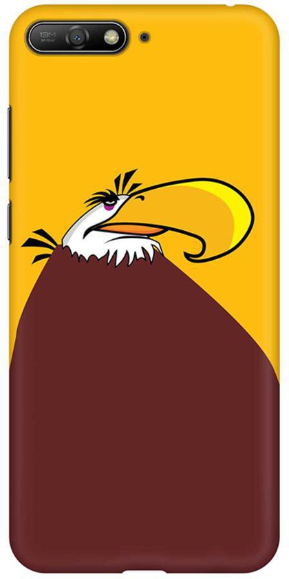 Matte Finish Slim Snap Basic Case Cover For Huawei Y6 (2018) The Mighty Eagle - Angry Birds