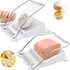 Luncheon Meat Slicer, Stainless Steel Wire for Boiled Egg Fruit Soft Cheese Slicer Spam Cutter
