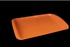 Eco Plast صينية تقديم وسط - 27.5×37.5سم - برتقالي
