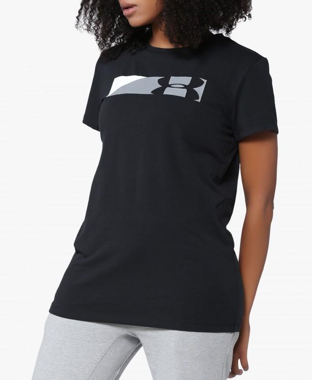 Black Sportstyle Branded Graphic Tee