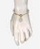 ZISKA Chains Bracelet With a Stone - Gold