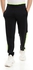 aZeeZ Black On Neon Yellow Quick Dry Athletic Jogger Sweatpant - Black & Neon Yellow Pants