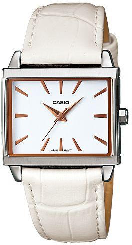 Casio Women's White Dial Stainless Steel Band Watch [LTP-1334L-7A]