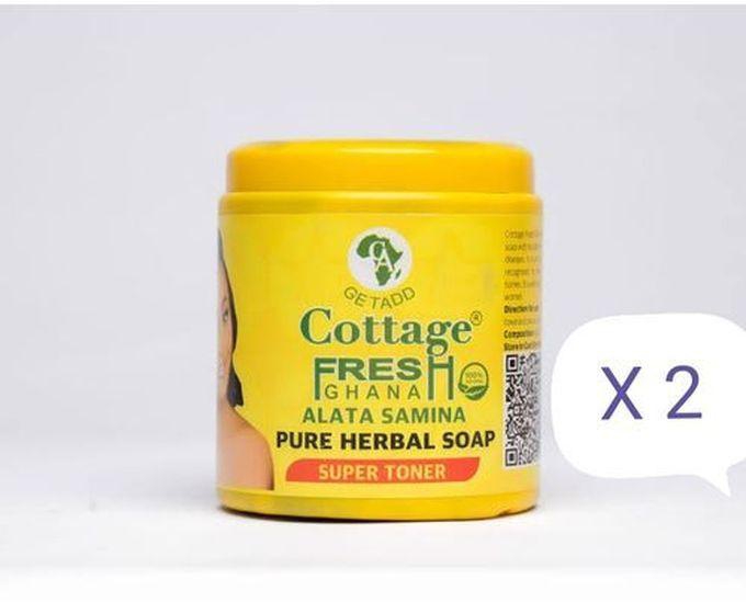 Cottage Fresh Ghana Alata Samina Pure Herbal (Soap Super Toner) - X 2