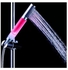 Automatic LED Color Changing Hand Shower Head Transparent 10centimeter