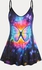 Plus Size & Curve Galaxy Butterfly Print Cami Top - 5xl