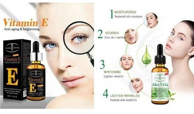 Aichun Beauty Vitamin E Whitening +Aloe Vera Serum 99% VitaminECollagen-30ml