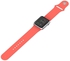 Silicone Sport Replacement WristBand Strap for Apple Watch 38mm - Watermelon Red