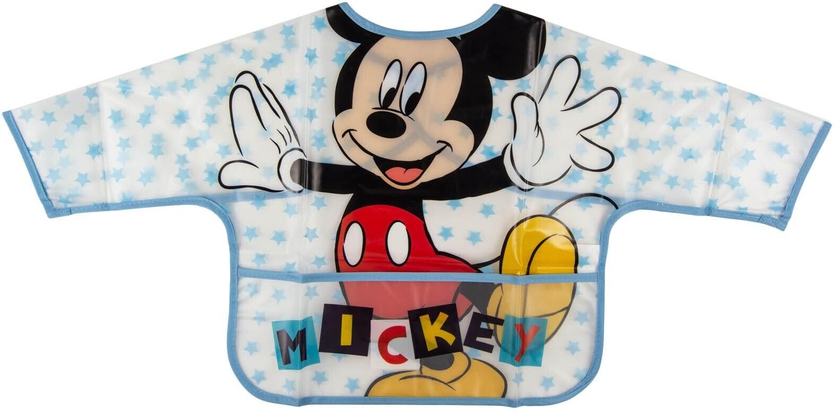 Disney Mickey Printed Sleeved Bib PPD7044 Multicolour