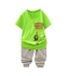 Training Suit 966 For Boy 2 Pieces - Green Gray