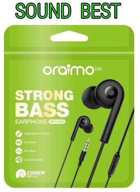 Oraimo QUALITY STRONG BASS, HD SOUND EARPHONE + MIC