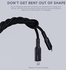 Aukey Nylon Braided USB-C To USB-C Cable 1.8m Black