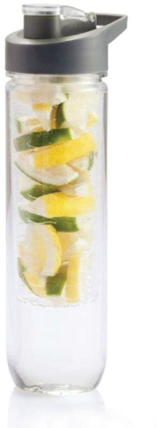 Hans Larsen DWHL202 Water Bottle with Fruit Infuser 800 ml Transparent