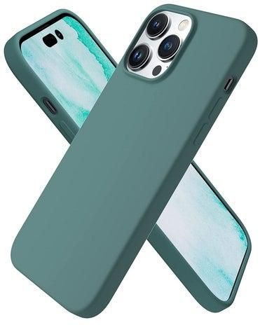 Soft Liquid Silicone Case Compatible with iPhone 14 Pro Case Shock Proof Protective Case Matte Finish Cover designed for iPhone 14 Pro 2022 Green