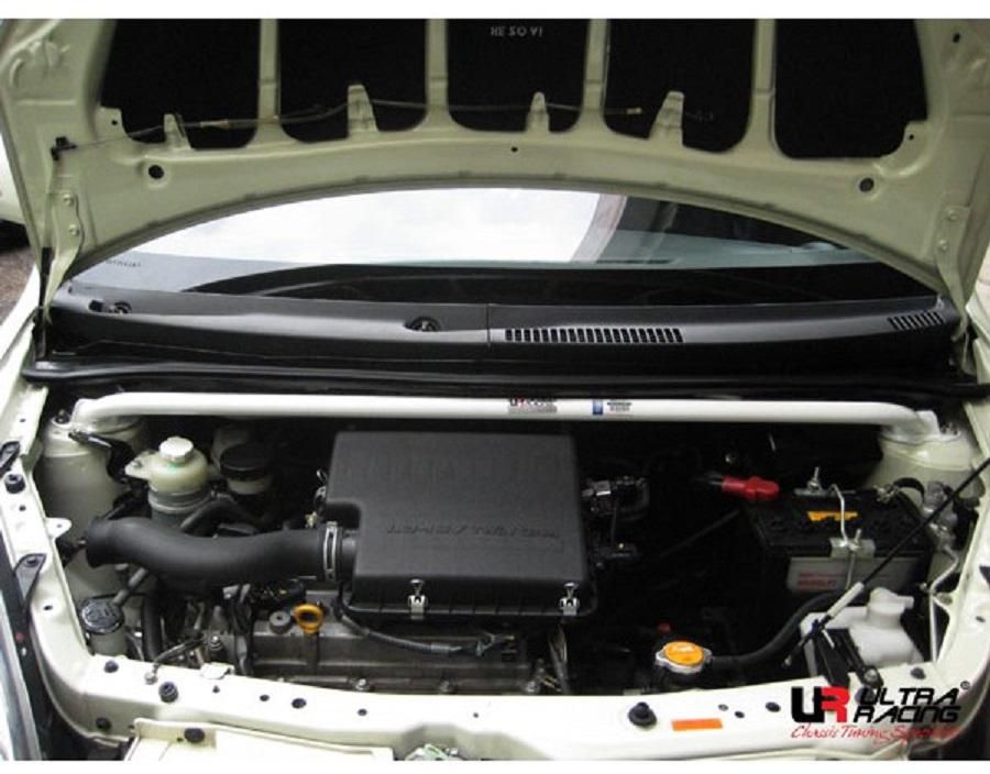 ULTRA RACING 2 Point Front Strut Bar:Perodua Myvi (1.0/1.3) [TW2-115]