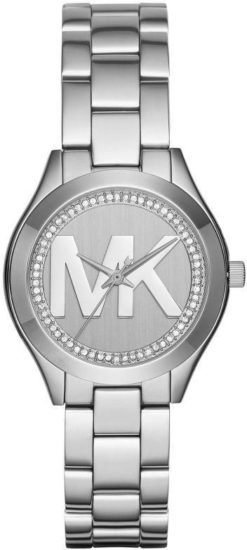 Michael Kors Mini Slim Runway Stainless Steel Watch MK3548 ( Silver )