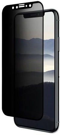 لاصقة حماية وخصوصية للشاشة بالكامل من الزجاج المقوى لهاتف أبل آيفون XS (5.8) - أسود
