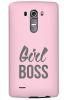 Stylizedd LG G4 Premium Slim Snap case cover Matte Finish - Girl Boss Pink