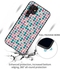 OKTEQ TPU Protection and Hybrid Rigid Clear Back Cover Case Rose Gold Circles for Samsung Galaxy S22 Ultra 5G