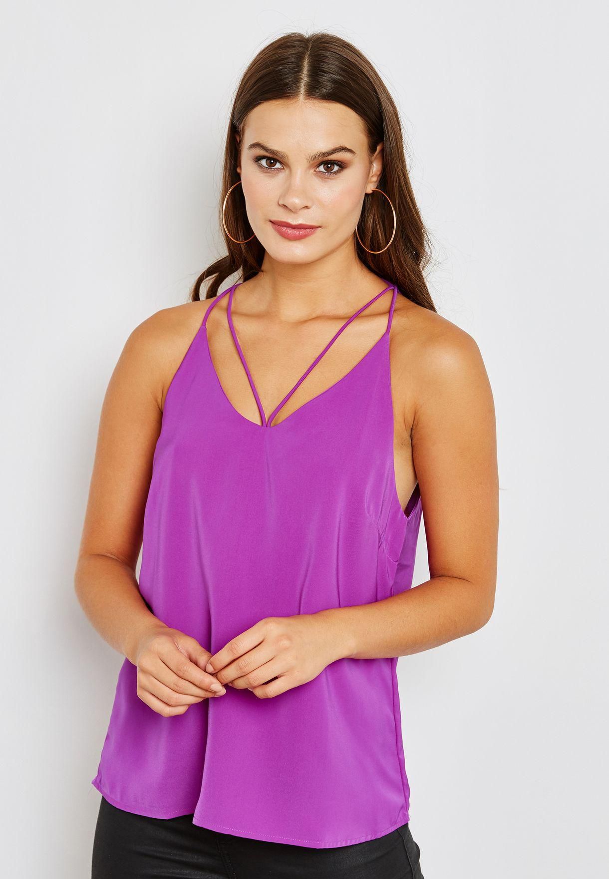 Strappy Detail Cami Top