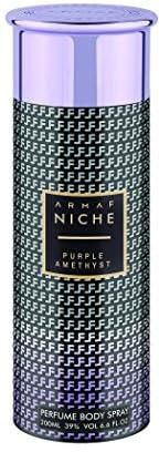 Armaf Niche Purple Amethyst Floral Woody Musk Perfume body spray for women 200ML - freshness all day - body spray for women - perfumes - deo