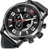 Mini Focus MF0025G Leather Watch - For Men - Black