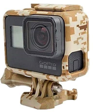 eWINNER Protective Housing Case Compatible with GoPro Hero 5 Hero 6 Hero 7 Outdoor Camouflage Standard Border Frame
