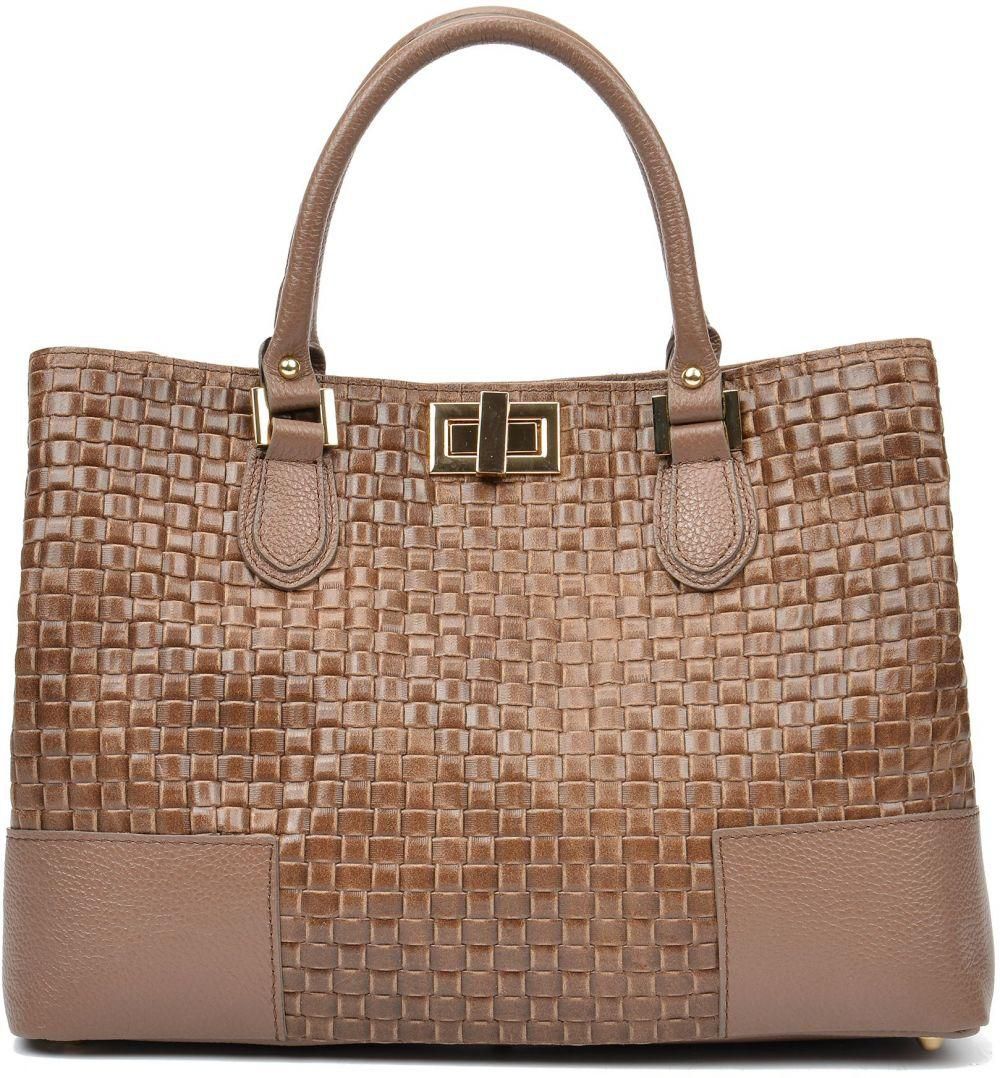 Fangu Womens Handbag Genuine Leather Tote Bag Fashion Shoulder Bag for Lady