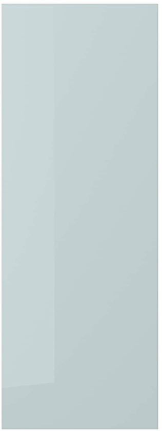 KALLARP Cover panel - high-gloss light grey-blue 39x106 cm