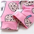 Catpapa Cartoon Milk Cookies Pajamas Baby Boys Romper -Pink