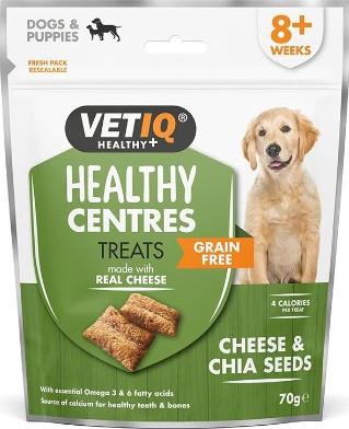 VetIQ Healthy Centres Cheese Chia Seeds Dog Treats 70g