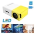 Mini Portable Led Projector 400 Lumens 720p/1080p Projection Machine HD AV TF Card Slot With Remote Controller