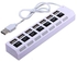 7 Port USB Hub with Individual Power Switch and LED indicator(one year gurantee) (one year warranty)